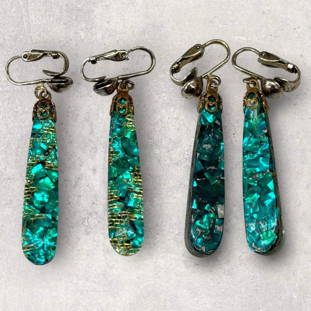 N/A iridescent studs looking